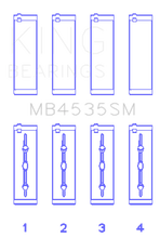 Load image into Gallery viewer, King Engine Bearings Mercedes M276 V6 (Size STD) Main Bearing Set - Side View