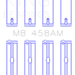 Load image into Gallery viewer, King Engine Bearings Mitsubishi 181CI 3.0L 6G72 V6 (Size 0.25) Main Bearing Set - Detail View