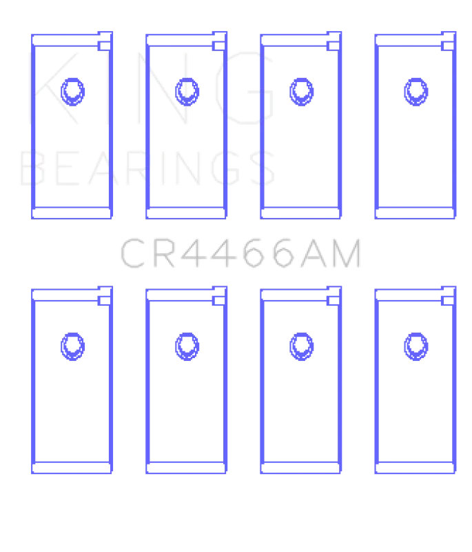 King Engine Bearings Mitsubishi 4G52 Connecting Rod Bearing Set - Side View