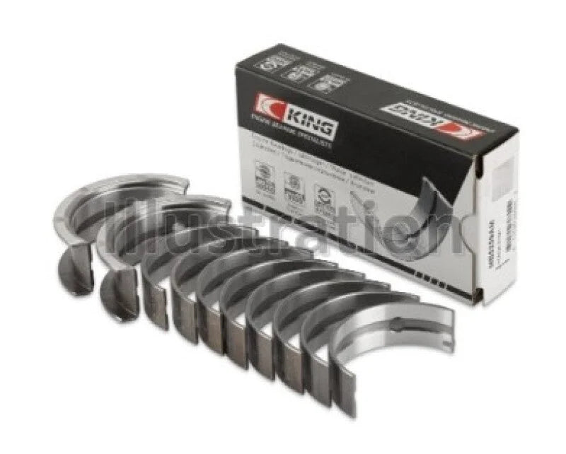 King Engine Bearings Mitsubishi 4G52 (Size +0.25mm) Main Bearing Set - Side View