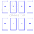 Load image into Gallery viewer, King Engine Bearings Mitsubishi 4G63/4G64 6 Bolt 1st Gen DSM Performance Rod Bearing Set - Size STDX - Main Product View