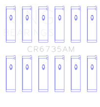 Load image into Gallery viewer, King Engine Bearings Mitsubishi 6G74 3000GT/Dodge Stealth (Size STD) Performance Rod Bearing Set - Side View