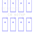 Load image into Gallery viewer, King Engine Bearings Nissan CA16DET/CA18DET/CA20ET (Size 0.5) Connecting Rod Bearings - Main Product View