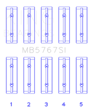 Load image into Gallery viewer, King Engine Bearings Nissan HR15/16DE (Size STD) Main Bearing Set - Main Product View