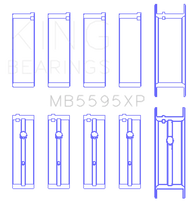 Load image into Gallery viewer, King Engine Bearings Nissan KA-24DE Performance Main Bearing Set - Size STD - Main Product View