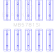 Load image into Gallery viewer, King Engine Bearings Nissan MR18DE / MR20DE (Size STD) Main Bearing Set - Main Product View