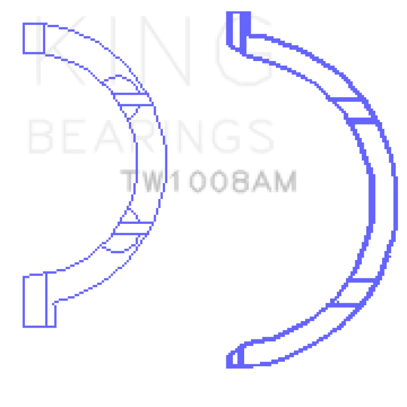 King Engine Bearings Nissan QR25DE DOHC 16 Valve Thrust Washer Set - Side View