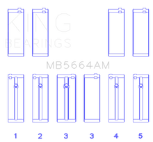 Load image into Gallery viewer, King Engine Bearings Nissan QR25DE DOHC 16 Valves (Size +0.5) Main Bearing Set - Main Product View
