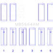 Load image into Gallery viewer, King Engine Bearings Nissan QR25DE DOHC 16 Valves (Size +0.75) Main Bearing Set - Main Product View