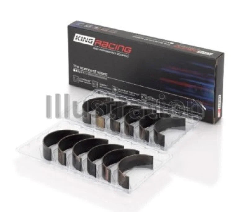 King Engine Bearings Nissan RB25/RB26 Performance Rod Bearing Set - Size STDX - Side View