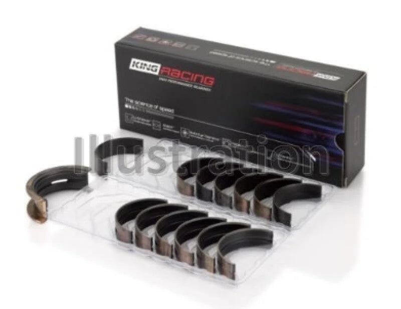 King Engine Bearings Nissan RB26DETT Performance Main Bearing Set - Size STDX - Side View
