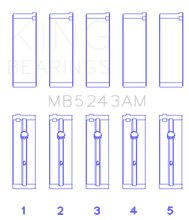 Load image into Gallery viewer, King Engine Bearings Nissan SR20DE (Size 0.5mm) Performance Main Bearing Set - Main Product View