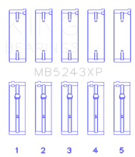 Load image into Gallery viewer, King Engine Bearings Nissan SR20DE/DET (2.0L) Performance Main Bearing Set - Size STD - Main Product View