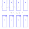 Load image into Gallery viewer, King Engine Bearings Nissan SR20DET (GTiR FWD) 16V Performance Rod Bearing Set - Size STD - Main Product View