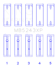 Load image into Gallery viewer, King Engine Bearings Nissan Sr20DE (Size +.026mm) Main Bearing Set - Main Product View