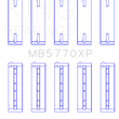 Load image into Gallery viewer, King Engine Bearings Nissan VK45DD/DE 4.5L (Size STD) Performance Main Bearing Set - Detail View