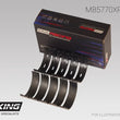 Load image into Gallery viewer, King Engine Bearings Nissan VK45DD/E/ VK50VE/ Vk56DE/VD (Size 0.26) Main Bearing Set - Installation View