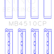 Load image into Gallery viewer, King Engine Bearings Nissan VQ40DE 4L V6 (Size 0.25) Performance Main Bearing Set - Main Product View