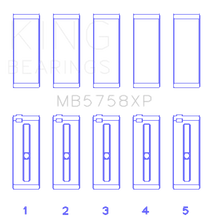 Load image into Gallery viewer, King Engine Bearings Peugeot Ep6 1.6L/BMW N14B16C (Size STDX) Main Bearing Set - Side View