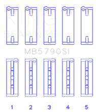 Load image into Gallery viewer, King Engine Bearings Porsche M 48.00/M 48.50 (Size +0.25mm) Main Bearing Set - Main Product View