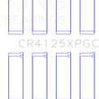Load image into Gallery viewer, King Engine Bearings Subaru EJ20/EJ22/EJ25 pMaxKote Performance Rod Bearing Set - Size STDX - Side View