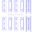 Load image into Gallery viewer, King Engine Bearings Subaru Ej20/Ej22/Ej25 Housing Bore + .002 (Size +0.25mm) Main Bearing Set - Side View