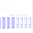 Load image into Gallery viewer, King Engine Bearings Subaru FA20/Toyota 4U-GSE pMaxKote Performance Main Bearing Set - Size STDX - Detail View