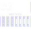 Load image into Gallery viewer, King Engine Bearings Subaru FA/FB (Size 0.25 Oversized) Main Bearing Set - Side View