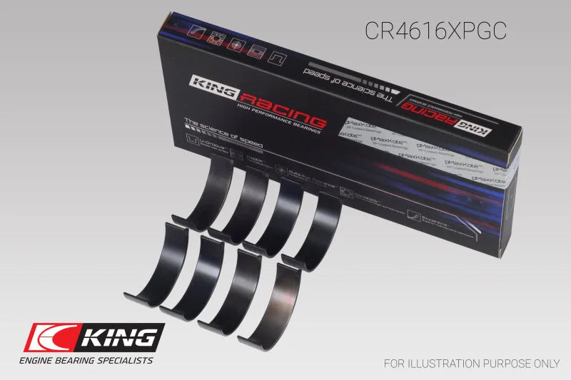 King Engine Bearings Subaru Fa20/ Toyota 4U-GSE Connecting Rod Bearing Set - Size +0.05mm - Installation View