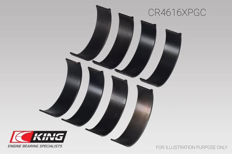 King Engine Bearings Subaru Fa20/ Toyota 4U-GSE Connecting Rod Bearing Set - Size +0.05mm - Additional View 5