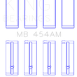 Load image into Gallery viewer, King Engine Bearings Suzuki G-10 (Size +0.25mm) Main Bearing Set - Detail View