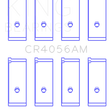 Load image into Gallery viewer, King Engine Bearings Suzuki G15A/G16A/B (Size +0.25mm) Connecting Rod Bearing Set - Side View
