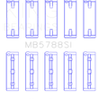 Load image into Gallery viewer, King Engine Bearings Suzuki J24B (Size +0.25mm) Main Bearing Set - Main Product View