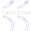 Load image into Gallery viewer, King Engine Bearings AUDI AAH, BUG, CCWA,CTBA Thrust Washer Set - Side View