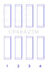 Load image into Gallery viewer, King Engine Bearings Toyota 1/2NR-FE (Size STD) Rod Bearing Set - Side View