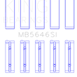 Load image into Gallery viewer, King Engine Bearings Toyota 1AZFE/2AZFE Main Bearing Set - Side View
