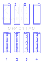 Load image into Gallery viewer, King Engine Bearings Toyota 1Mzfe (Size STD) Main Bearing Set