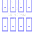 Load image into Gallery viewer, King Engine Bearings Toyota 2A/3A/4A (Size +0.5mm) Rod Bearing Set - Detail View
