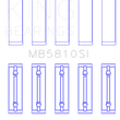 Load image into Gallery viewer, King Engine Bearings Toyota 2AR-FE, 2AR-FXE Crankshaft Main Bearing Set - Side View