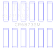 Load image into Gallery viewer, King Engine Bearings Toyota 2GR-FE/3GR-FE Connecting Rod Bearing Set - Side View