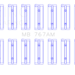 Load image into Gallery viewer, King Engine Bearings Toyota 2M/4M/5ME/5MGE/7MGE/7MGTE Main Bearing Set - Size STD - Main Product View