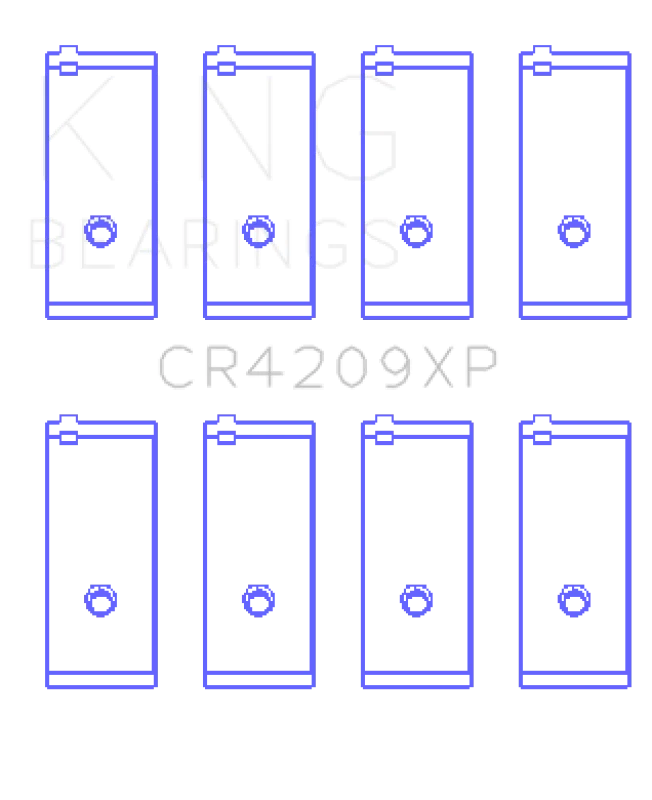 King Engine Bearings Toyota 3SGTE (Size STDX) Performance Rod Bearing Set - Main Product View