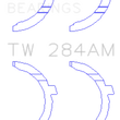 Load image into Gallery viewer, King Engine Bearings Toyota/Lexus 2JZGE/2JZGTE 3.0L Thrust Washer Set - Main Product View