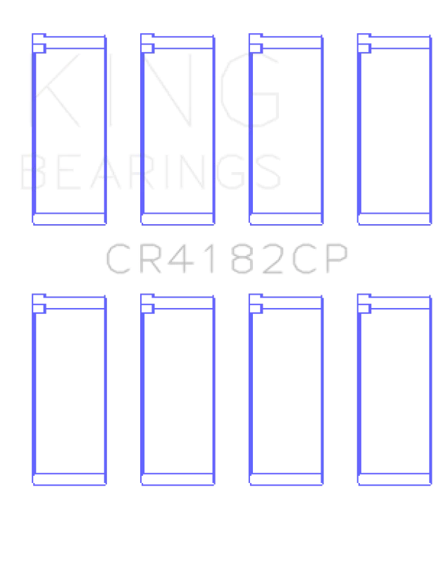 King Engine Bearings VW ABL / AEY / AGR / AHH / AHU 1.9L (Size 0.25) Rod Bearing Set - Side View