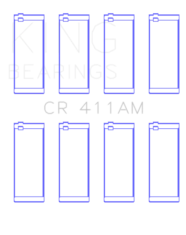 King Engine Bearings VW Ck/Eg/Ep/Fh/Jb/Yj/Yn/Ys/Zf (Size +0.75mm) Connecting Rod Bearing Set - Detail View