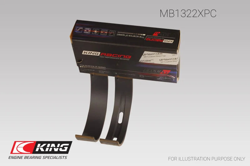 King Engine Bearings VW V8/V10 R8/RS6/Huracan (Size STDX) Main Bearing Set - Installation View
