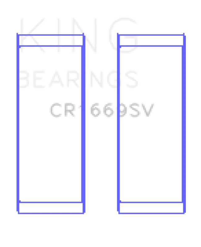 King Engine Bearings Volkswagen AZV/CFAC/AWX Connecting Rod Bearing Set - Side View