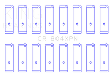 Load image into Gallery viewer, King Ford 260CI/289CI/302 (Size .020 Undersize) XP-Series Tri-Metal Narrowed Rod Bearings - Set of 8 - Main Product View