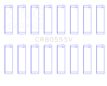 Load image into Gallery viewer, King Ford Powerstroke 6.4L V8 (O/S Housing .002in) (Size +0.50mm) Connecting Rod Bearing Set - Main Product View