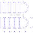 Load image into Gallery viewer, King Ford Prod. V8 4.6L/5.4L Will Not Fit GT500 (Size STDX) Performance Main Bearing Set - Main Product View